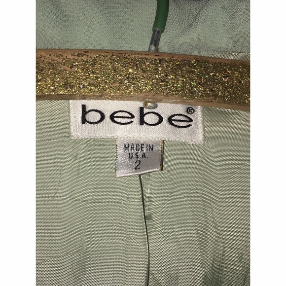 bebe Light Mint Blazer - Picture 3 of 6